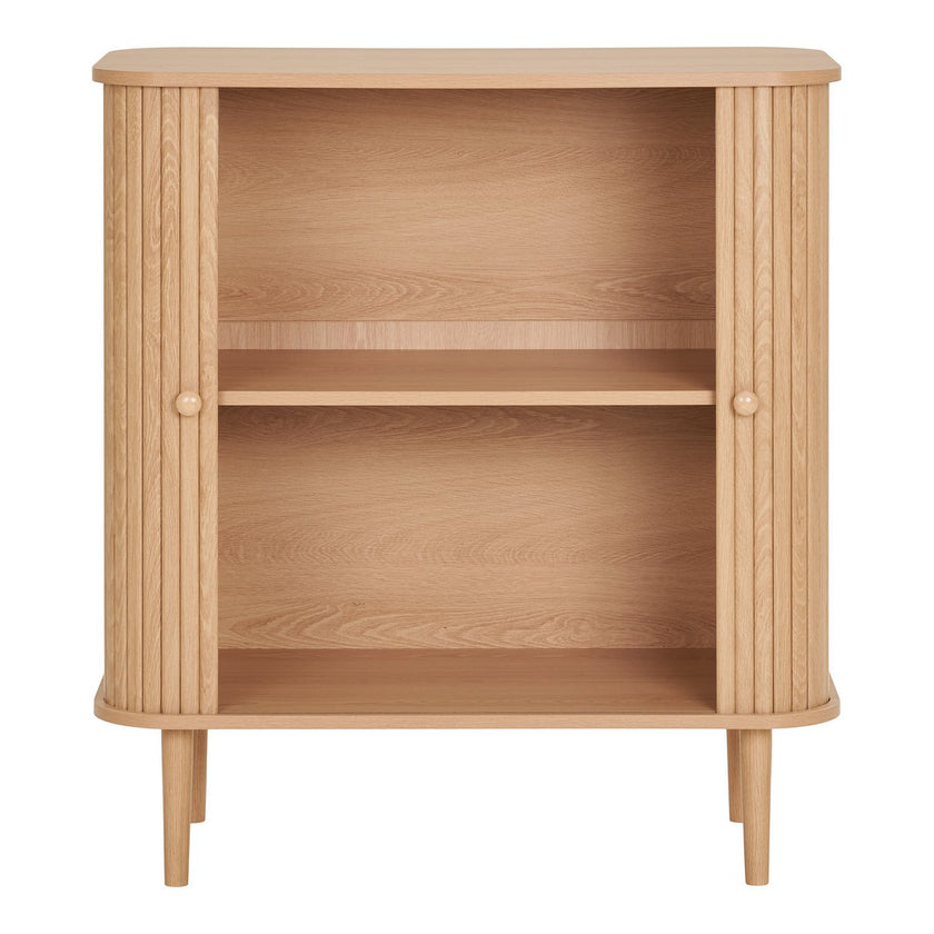 Nikko Side Board - Natural, MDF/Pine, 80x40x87 cm