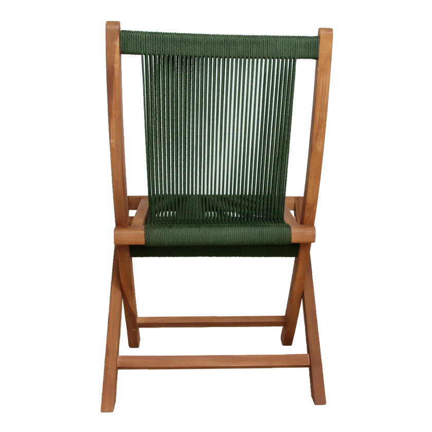Rope opvouwbare tuinstoel groen