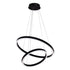 Hanglamp Neo Black | 2-Ring 40+60cm