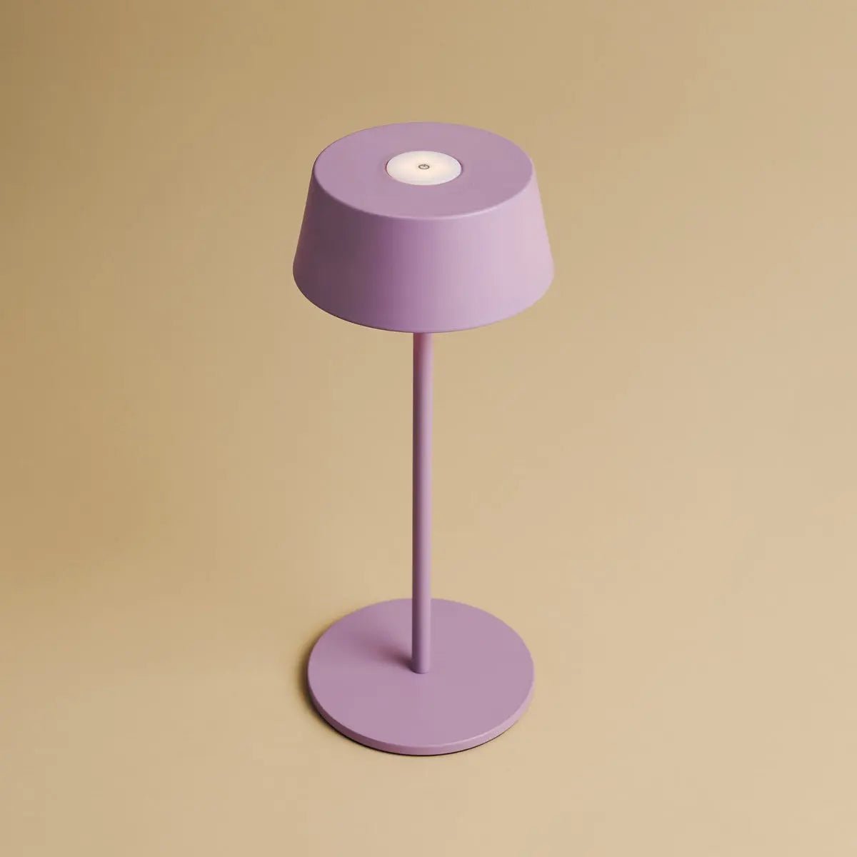 Hugo Violet Lila Oplaadbare Tafellamp | Stijlvolle, dimbare lamp en draadloos