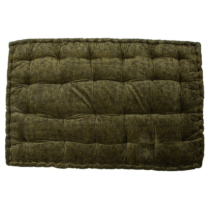 Fluweel Palletkussen Sonia mos 120x80