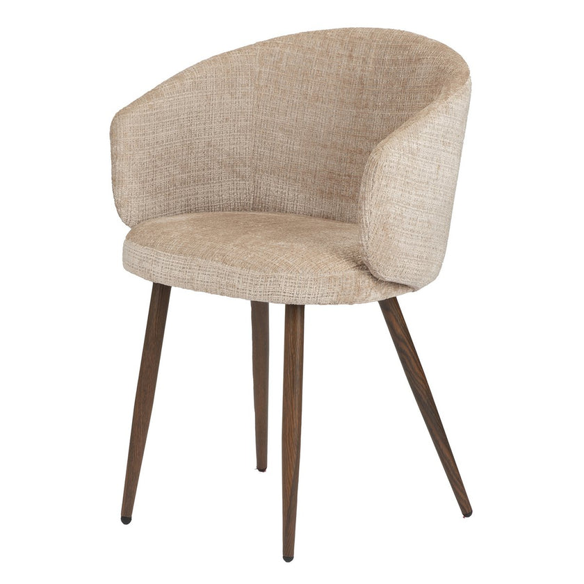 Luna stoel crème (set van 2)