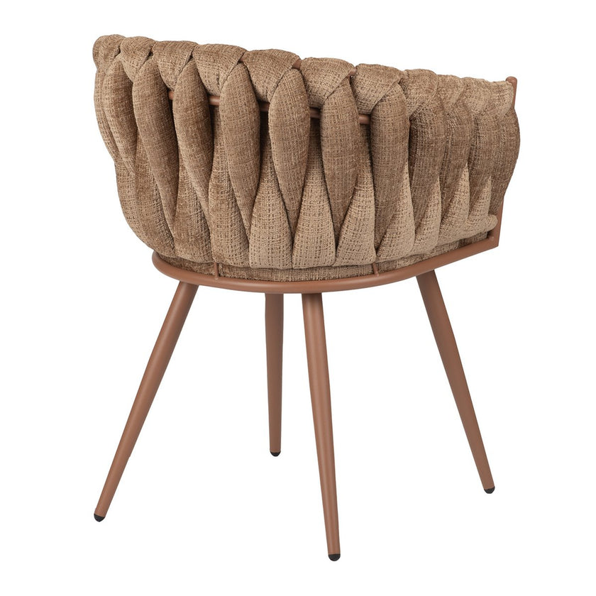 Golfstoel karamel (set van 2)