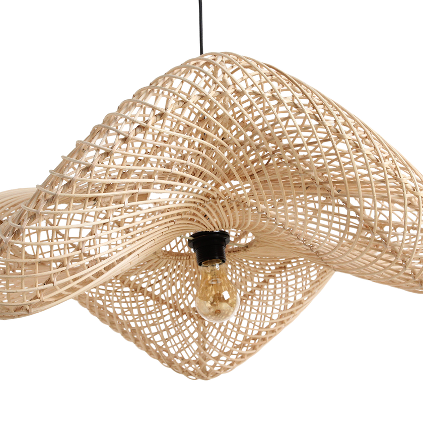Wave hanglamp naturel large