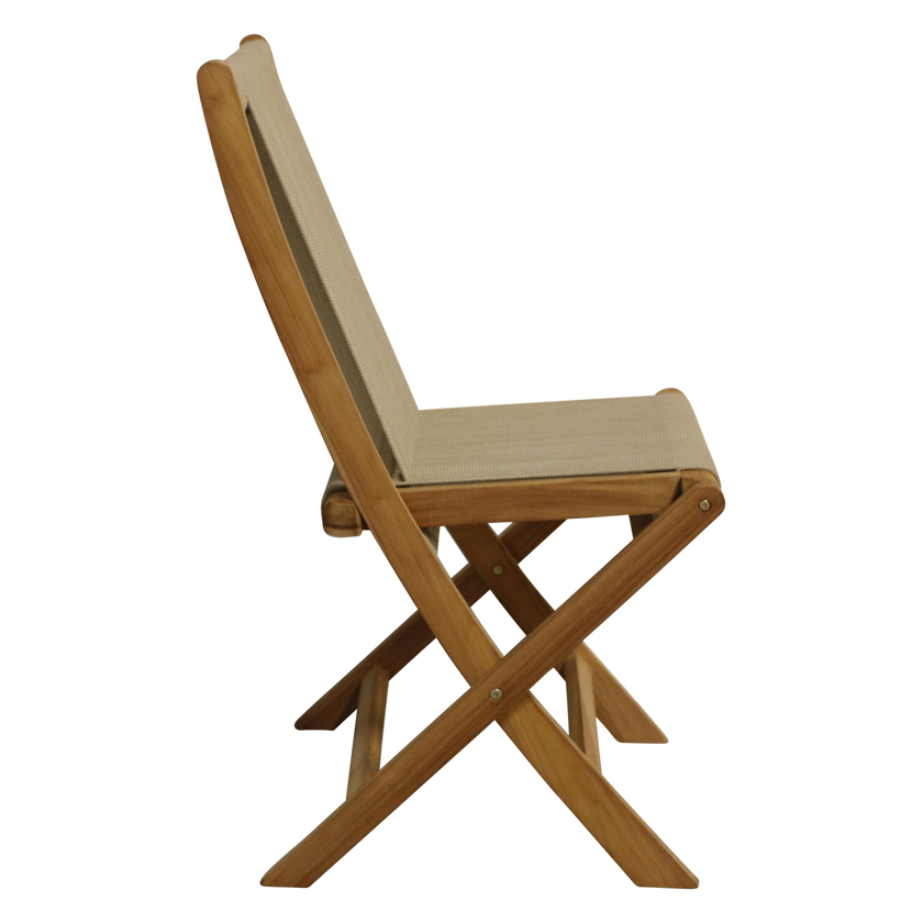 Rope opvouwbare tuinstoel naturel