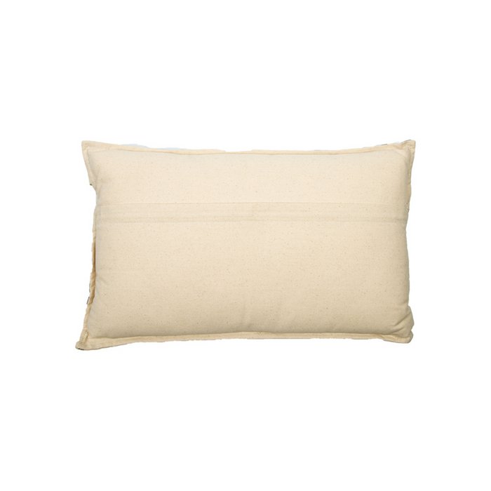 Kussen Noa gebroken wit/taupe 50x30