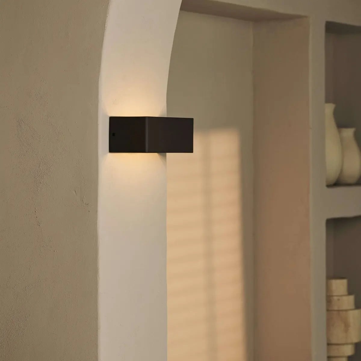 Tessa Mokka Bruin Oplaadbare Wandlamp | Bewegingssensor, 20 lichtmodi Afstandsbediening