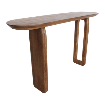 Bullnose consoletafel bruin
