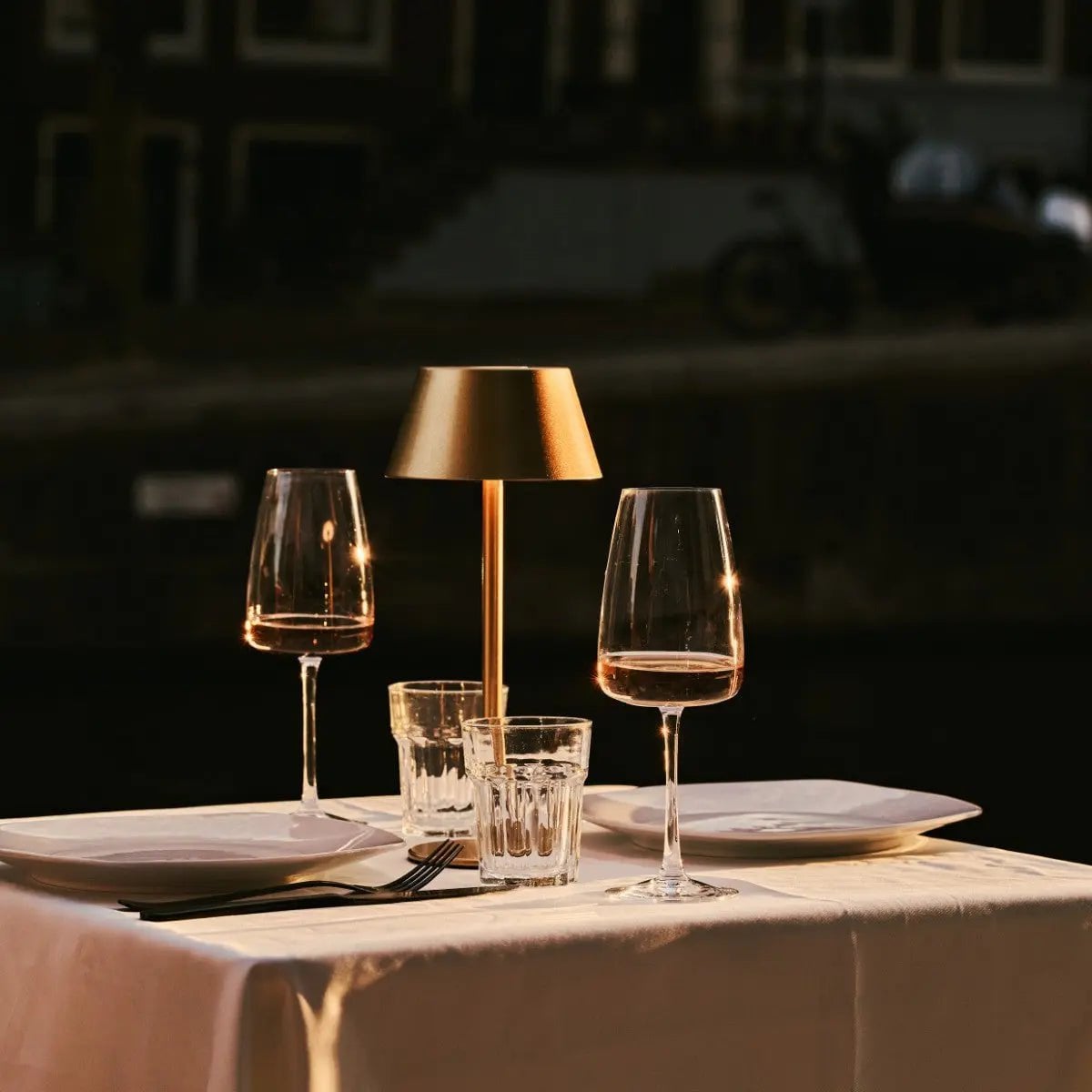 Milou Gold Tafellamp zonder Kabel | Modern, design en 3 lichtmodi