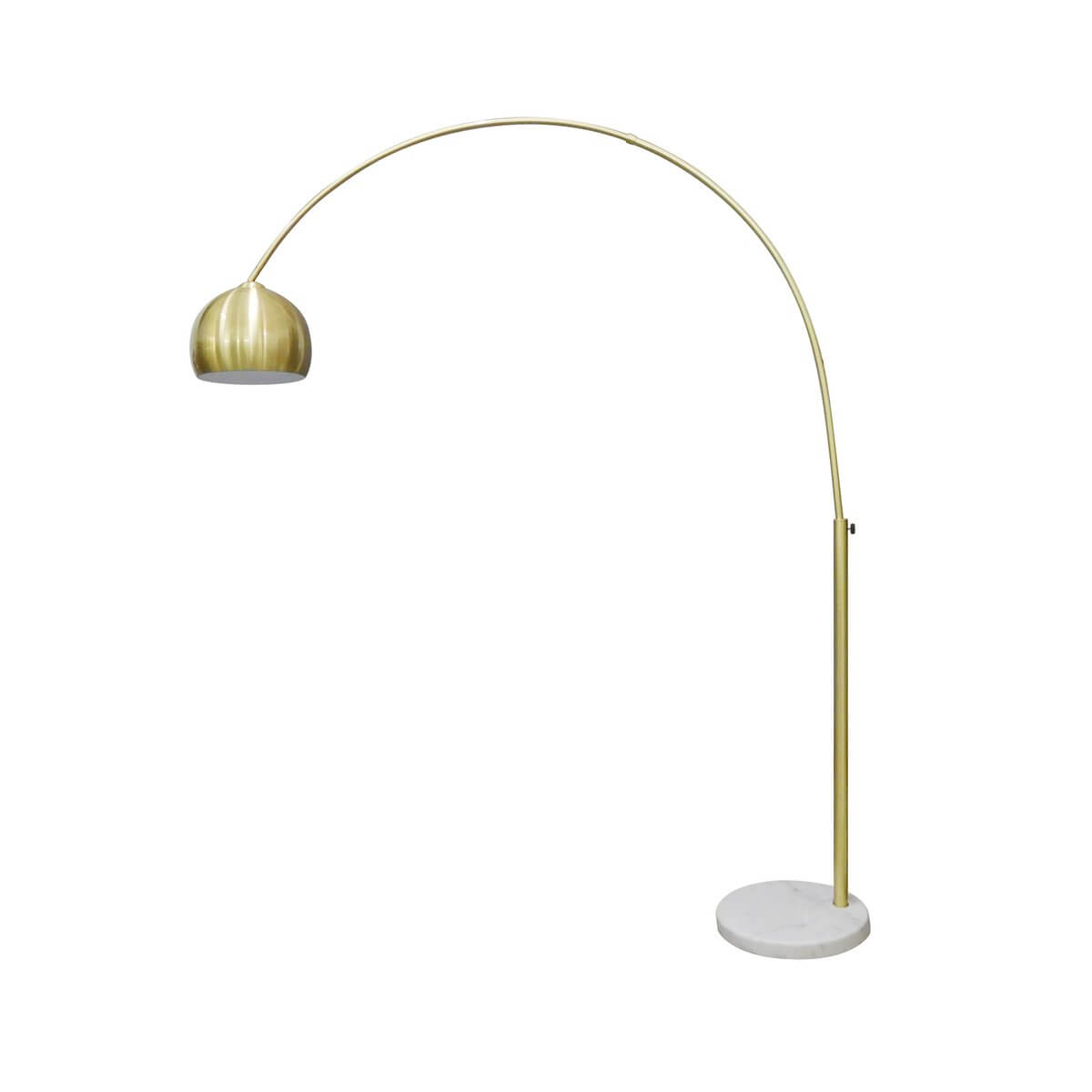 Arc lamp brass with marble base - SalesFever