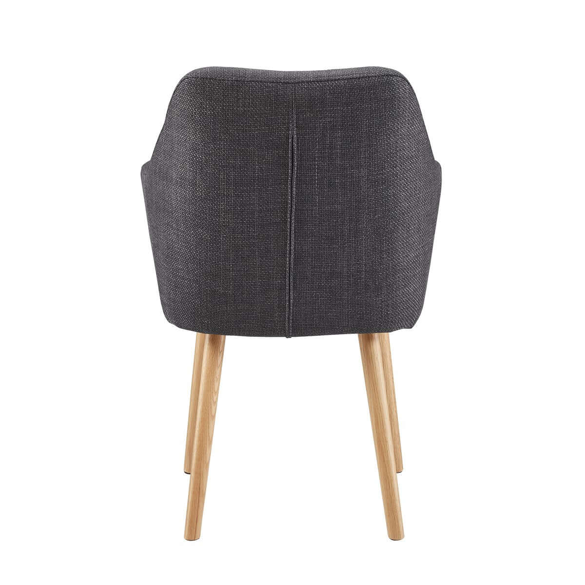 Armlehnstuhl Strukturstoff Dunkelgrau - SalesFever