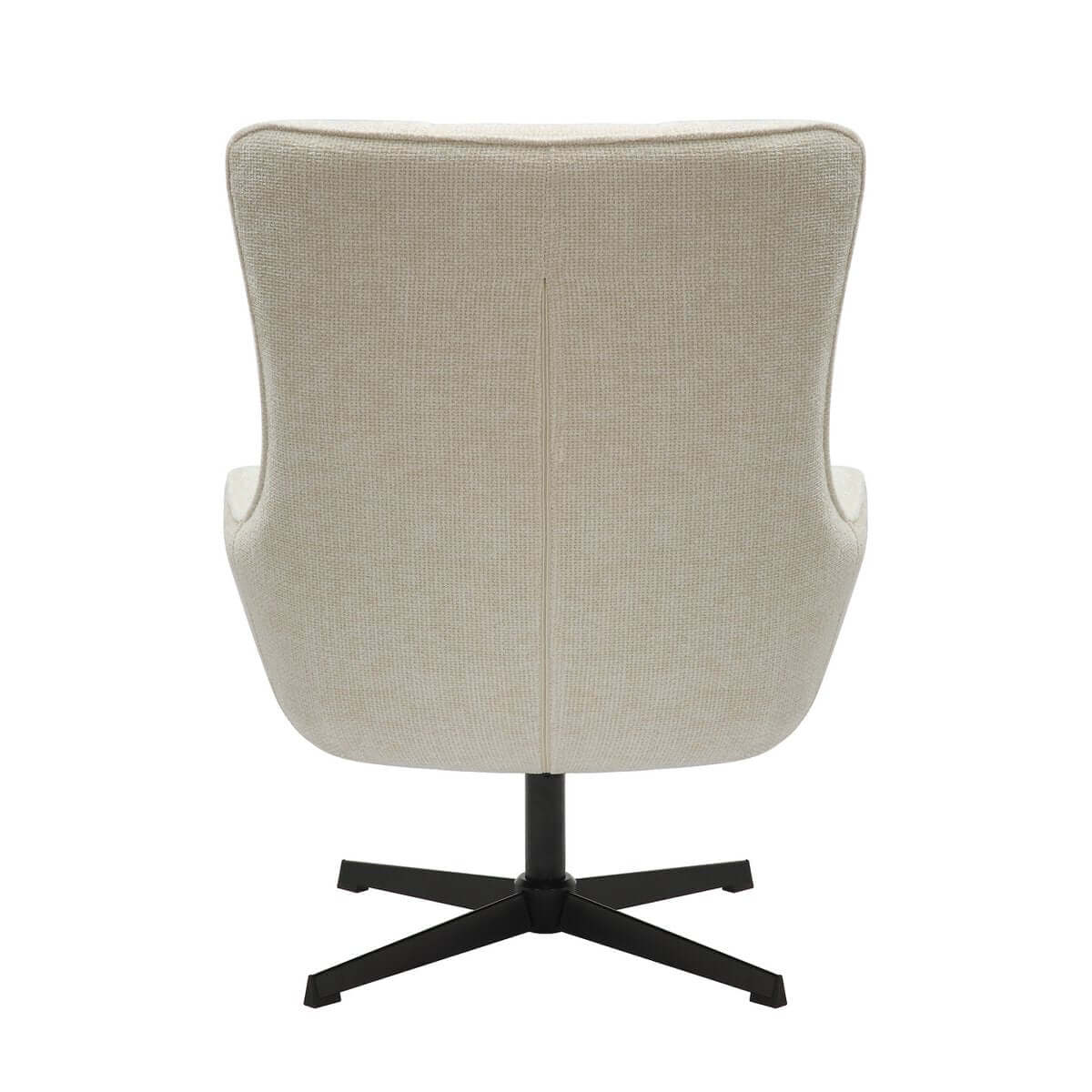 Armchair chenille fabric beige - SalesFever