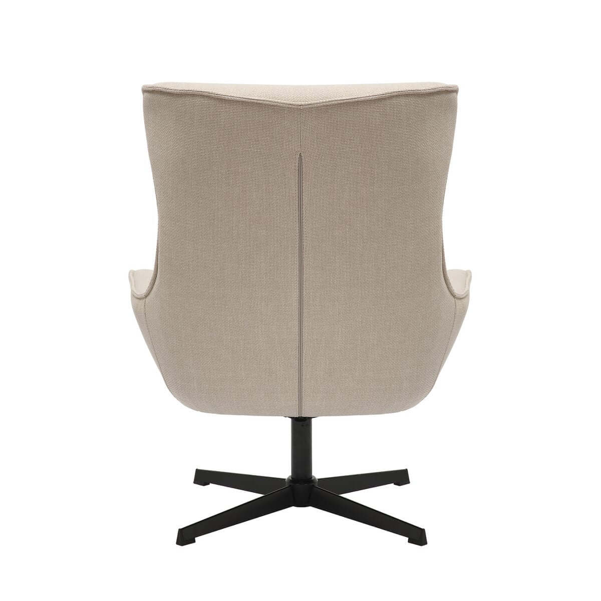 Armchair structural fabric beige - SalesFever