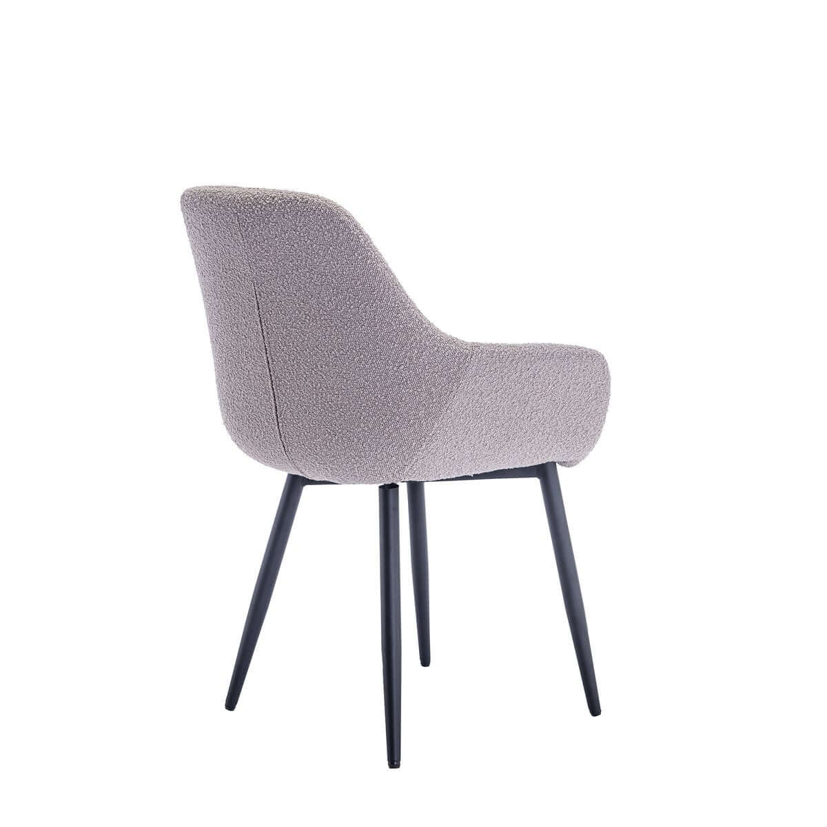 Armchair Bouclé fabric taupe set of 2 - SalesFever