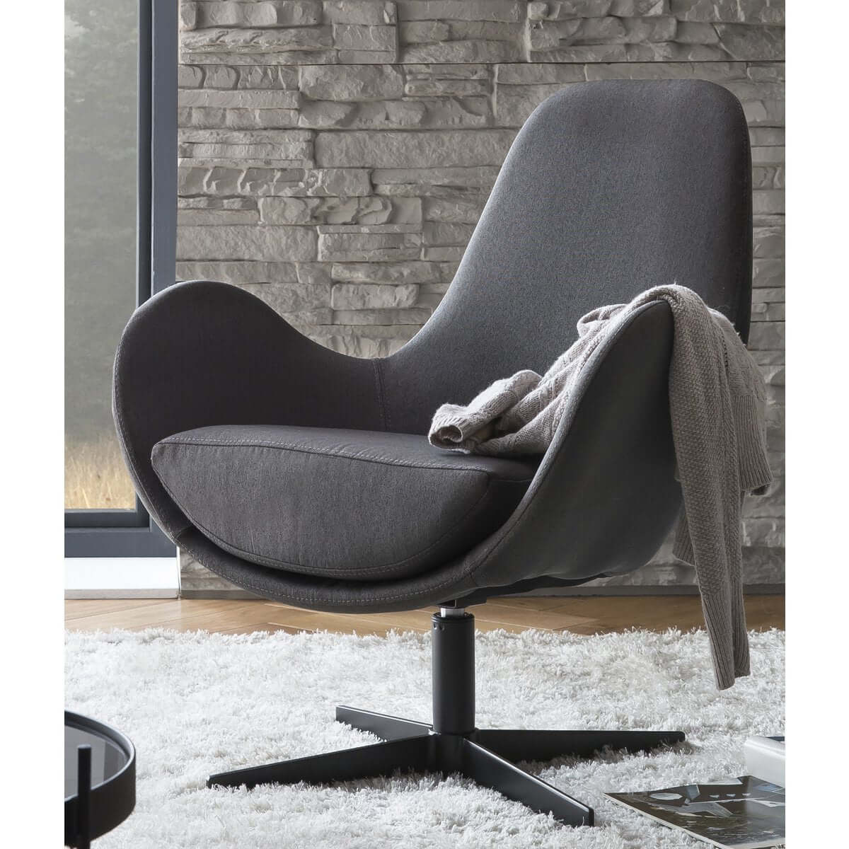 Armchair with swivel function - SalesFever
