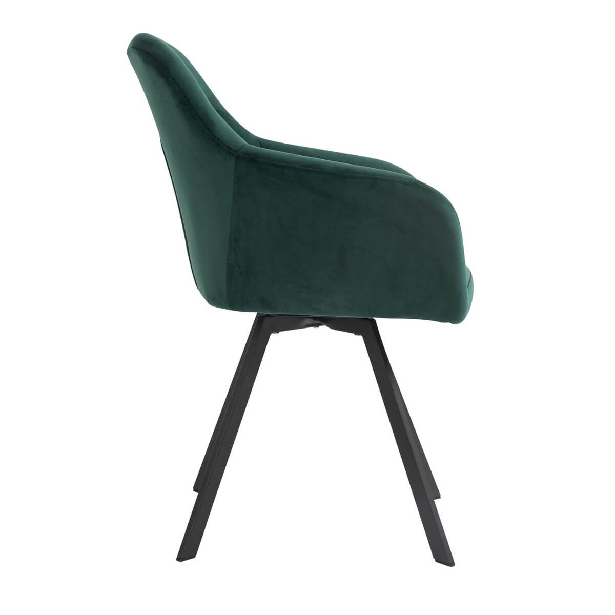 Armchair with 360° swivel function fir green - SalesFever