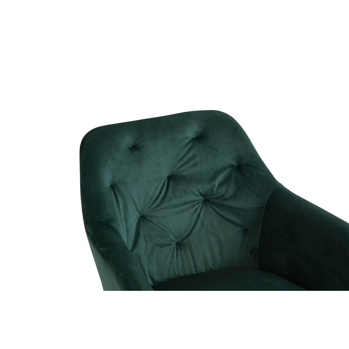 Armchair with 360° swivel function fir green - SalesFever