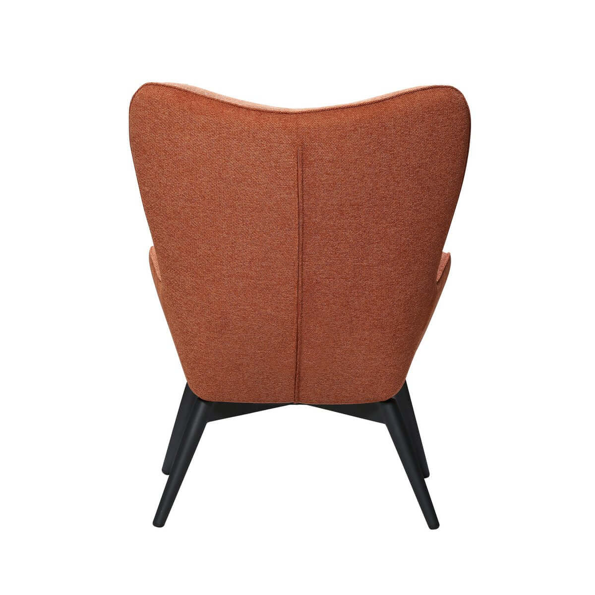 Armchair in copper textured fabric - SalesFever