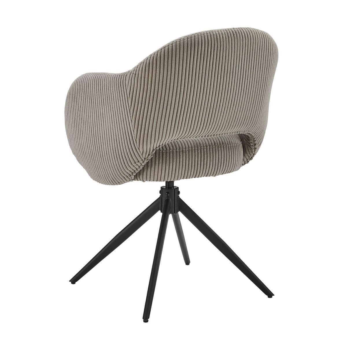 Arm chair Cord-optics light gray - SalesFever