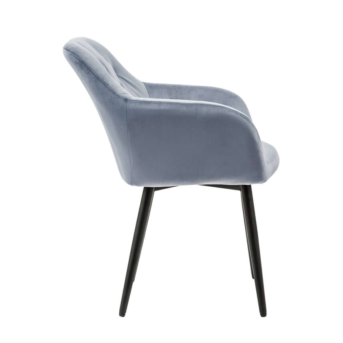 Armchair light gray velvet - SalesFever