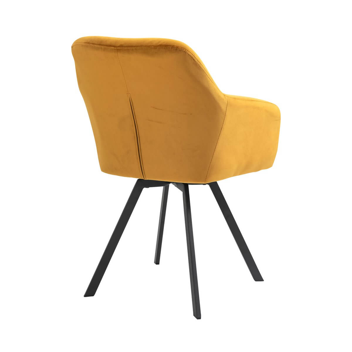 Armchair with 360° swivel function Mustard yellow - SalesFever