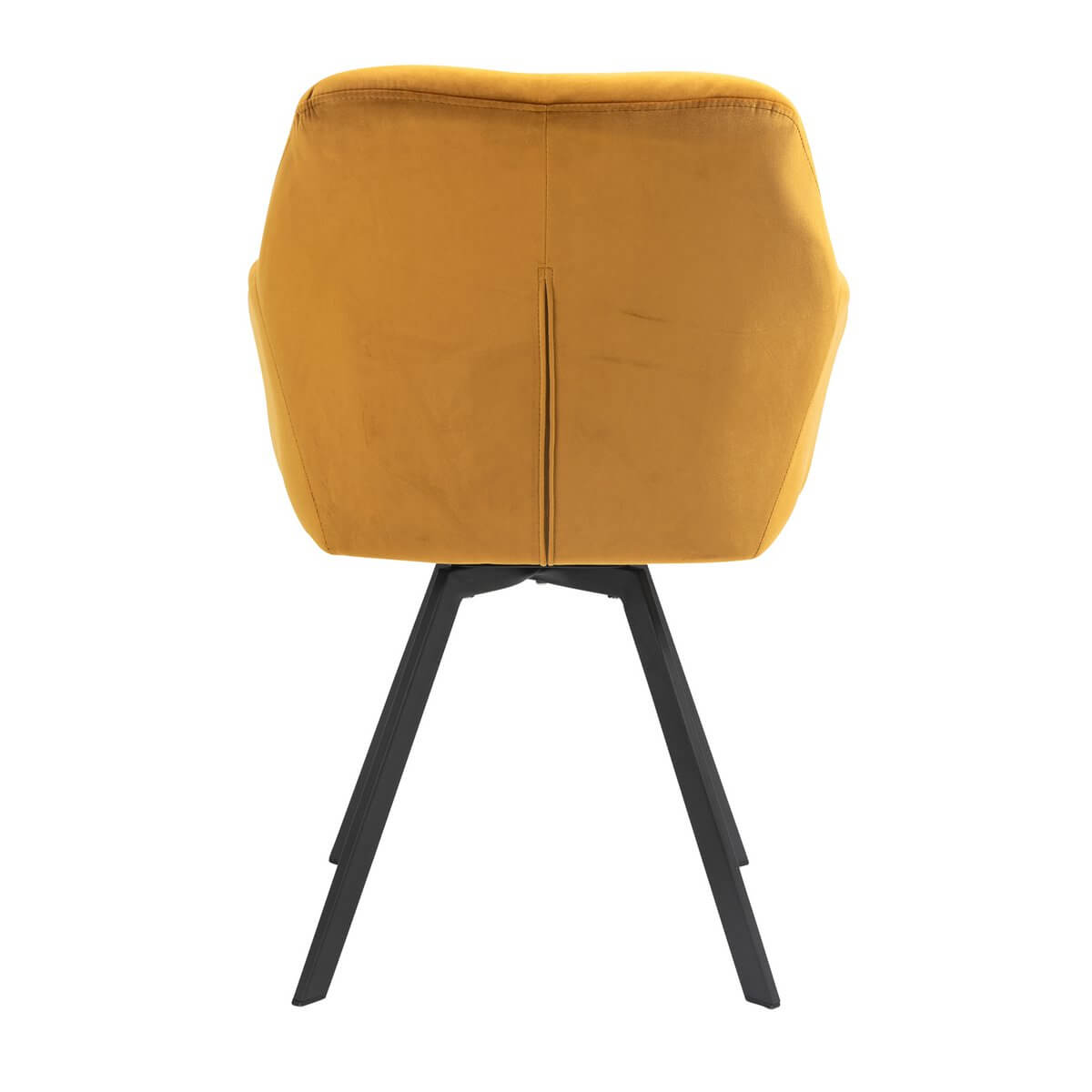 Armchair with 360° swivel function Mustard yellow - SalesFever