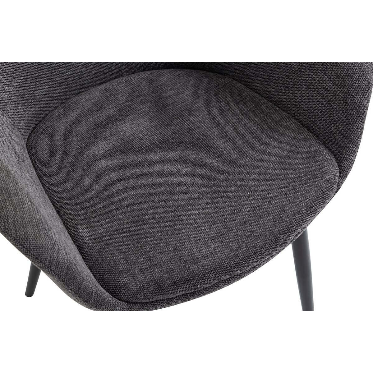Set of 2 armchairs anthracite - SalesFever