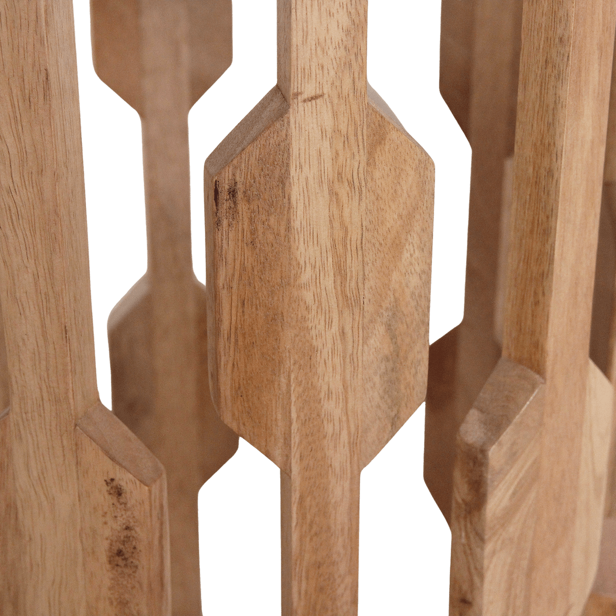 Atjeh bijzettafel marmer wit - 40x40x50 cm - Raw Materials