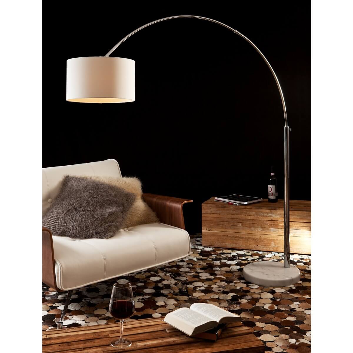 Arc lamp 210 cm white - SalesFever