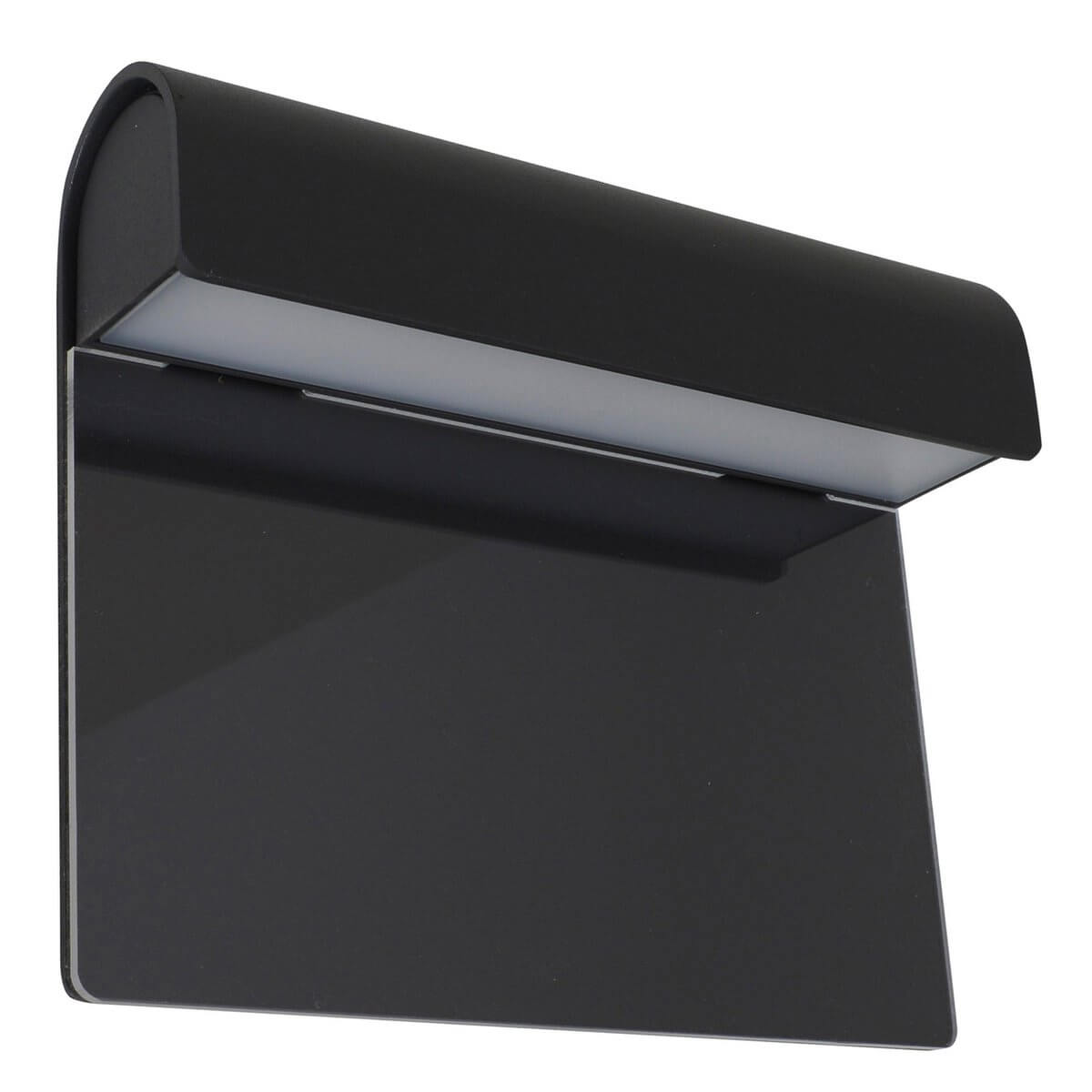 Buitenmuurlamp metaal kunststof - glansvrij licht - 8,5 × 20 × 16 cm