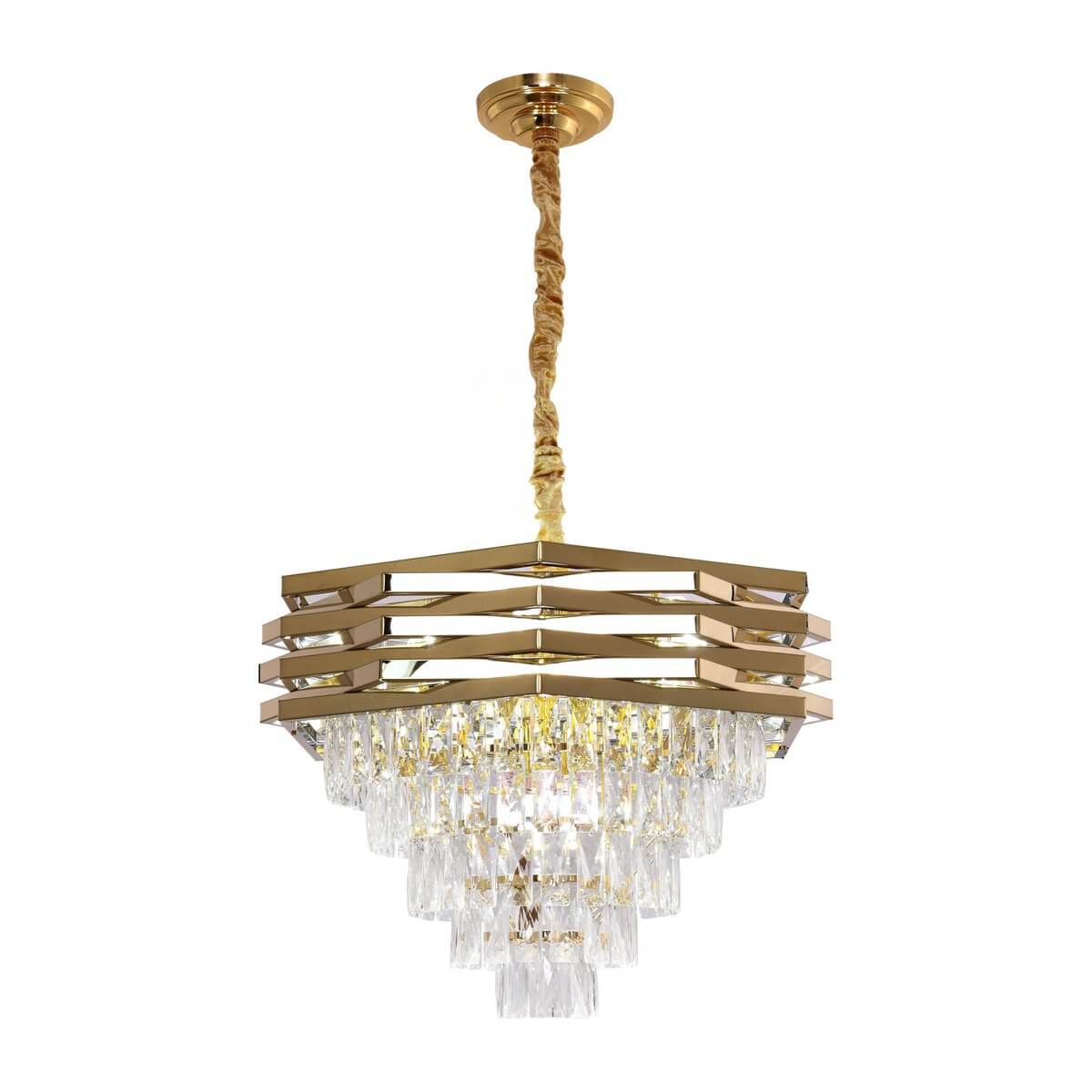 Crystal Gold hanging lamp | 60cm - Luxury Living B.V.