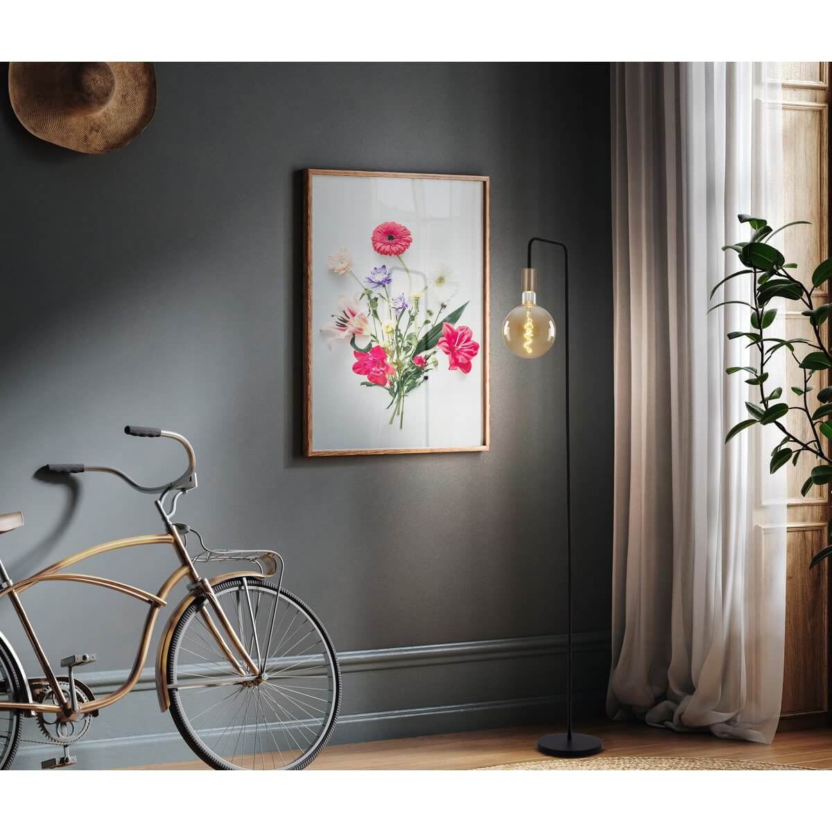 Dilly Max led filamentlamp E27 - gedraaide gloeidraad - Ø 20 × 30 cm