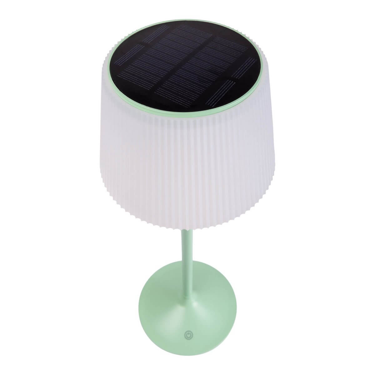 Draadloze EMMI solar tafellamp mint wit - dimbare CCT - Ø 13 × 38 cm