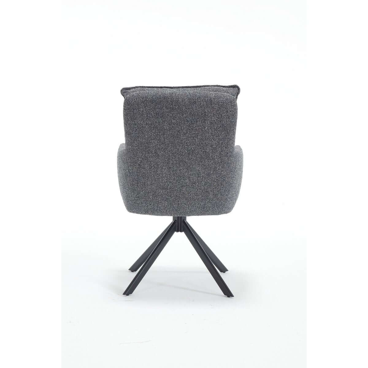 Armchair structural fabric anthracite - SalesFever
