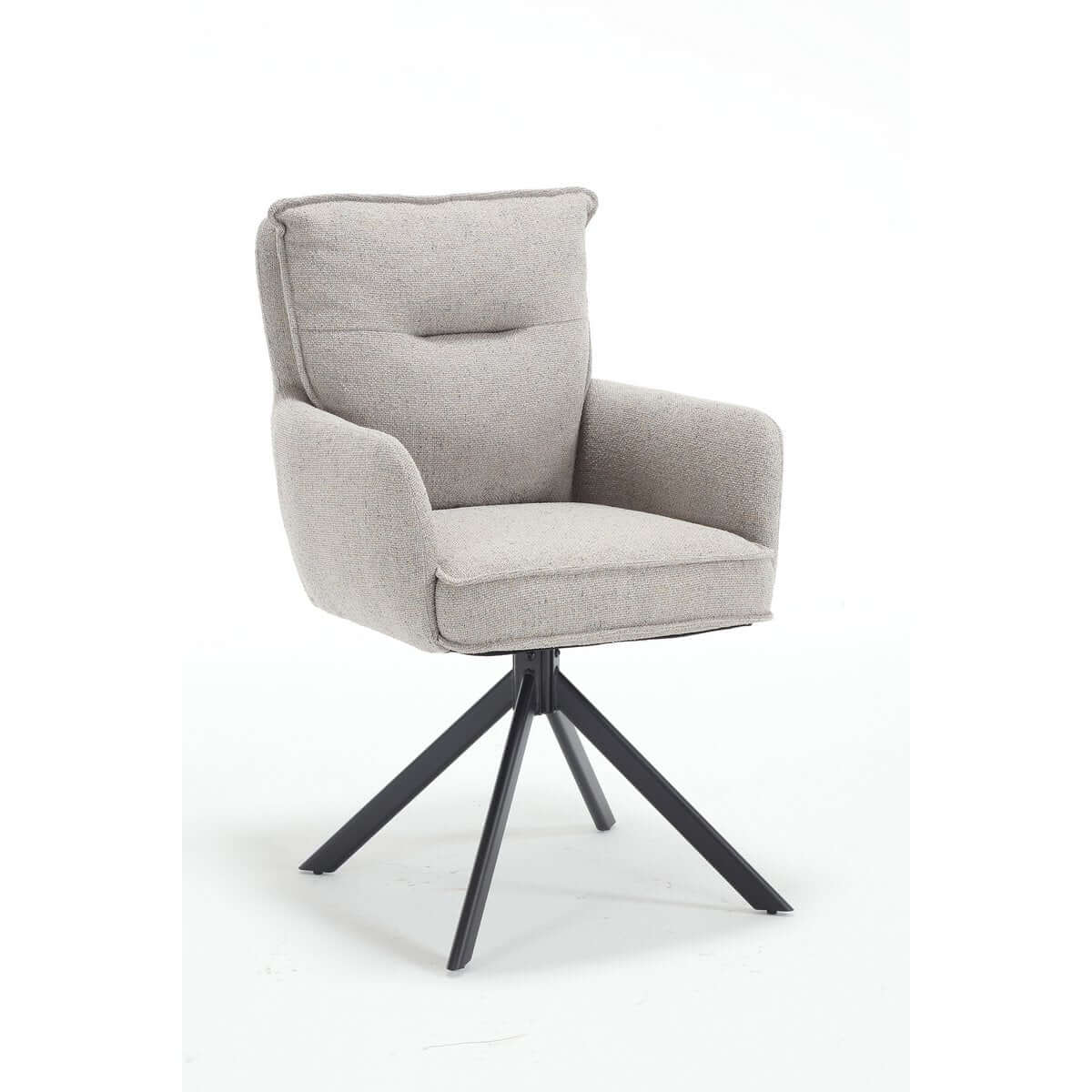 Armchair structural fabric gray - SalesFever