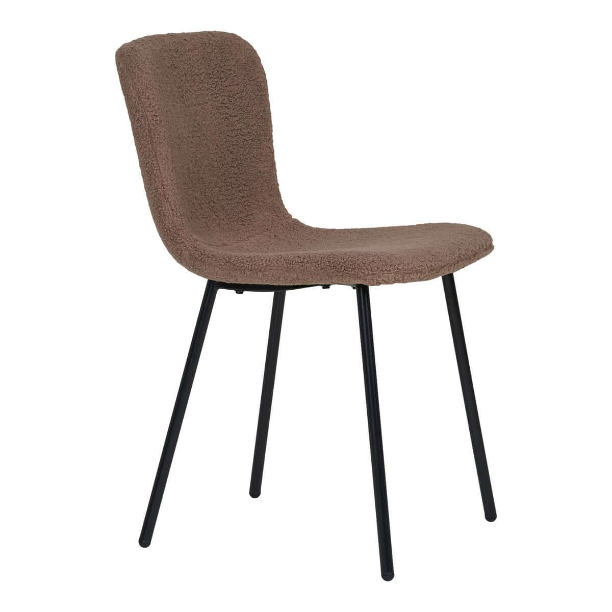 Halden Dining Chair - Dark Brown, 48x38cm - Set of 2 - House Nordic ApS