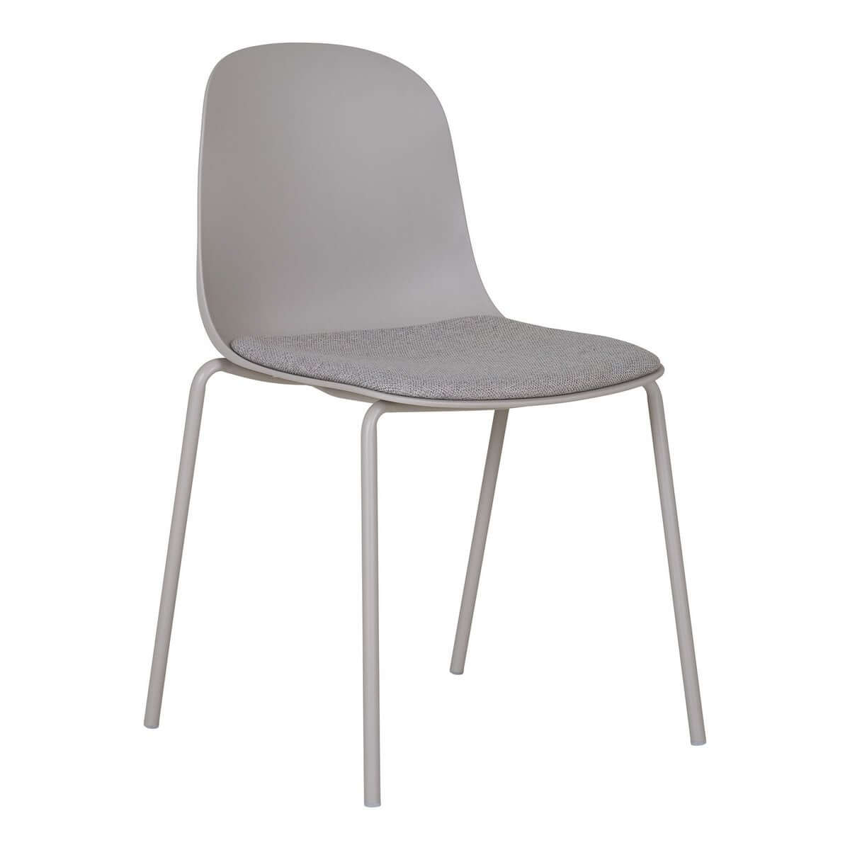 Madalena Dining Chair - Light Grey, 48x42cm - Set of 2 - House Nordic ApS