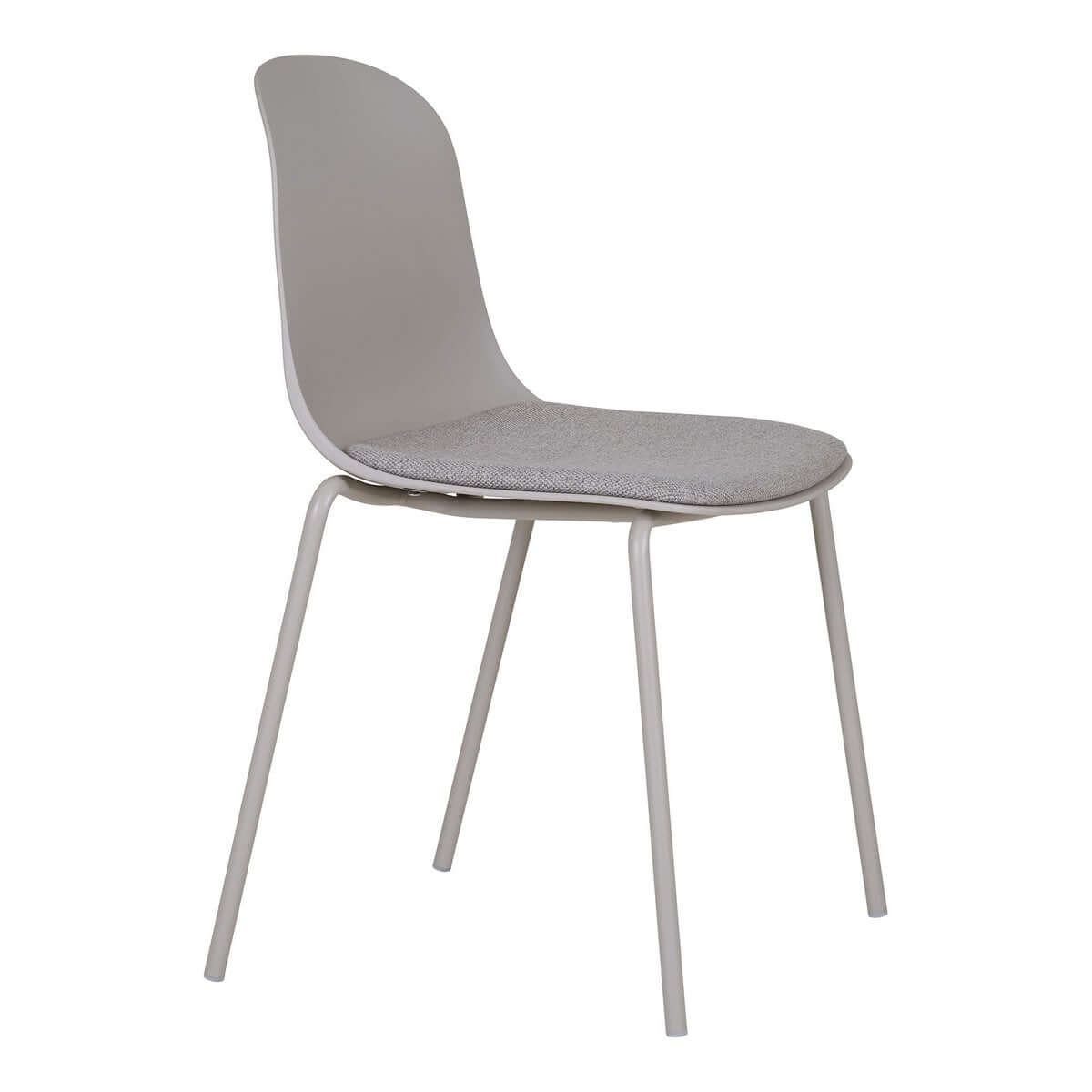 Madalena Dining Chair - Light Grey, 48x42cm - Set of 2 - House Nordic ApS