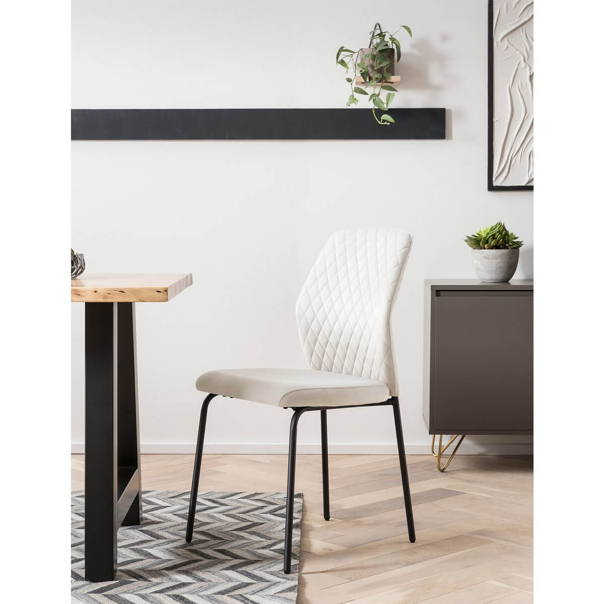 Chair set of 2 beige - SalesFever