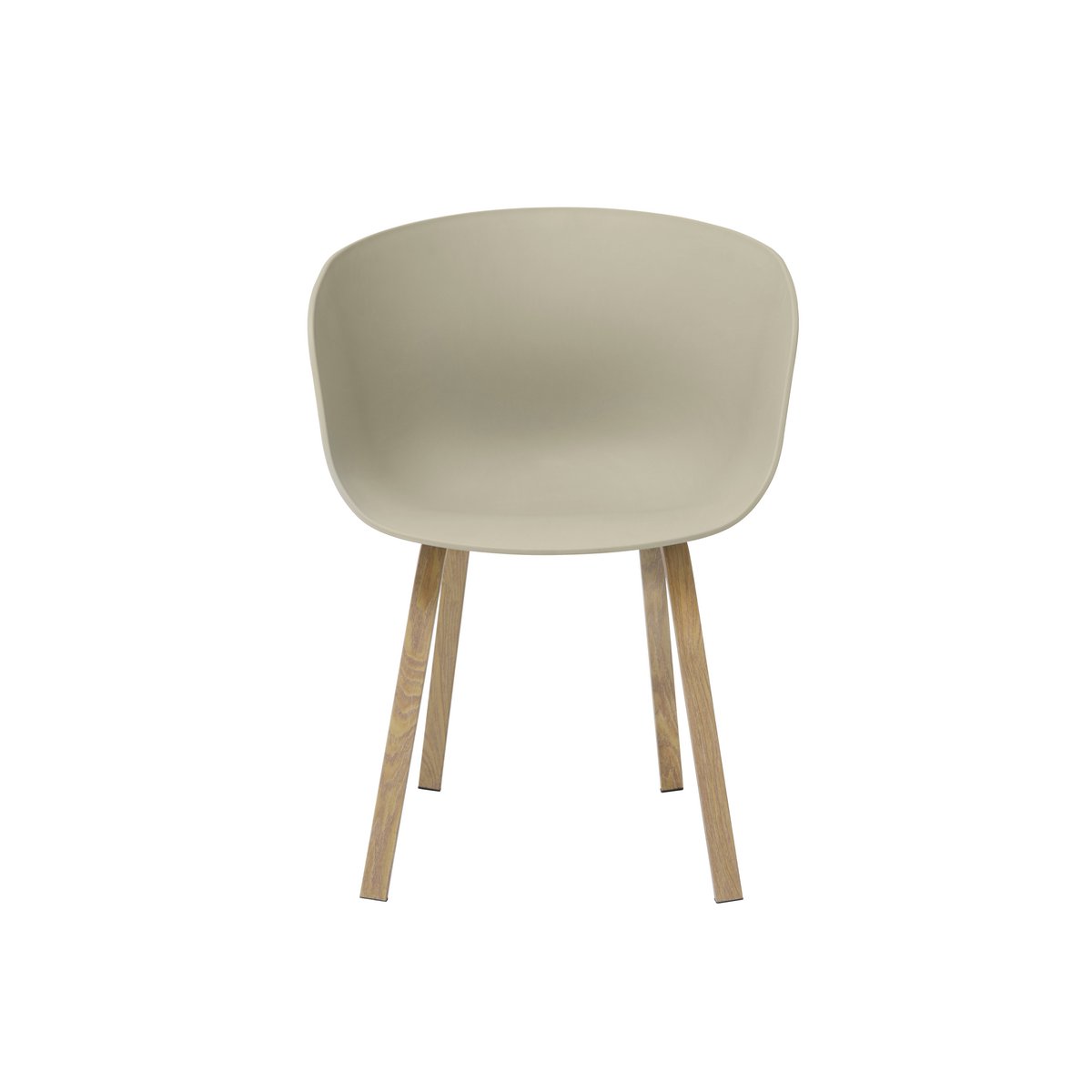 Ergonomische Eetkamerstoel Grijs Kunststof - Set van 2 - SalesFever - Casanovio