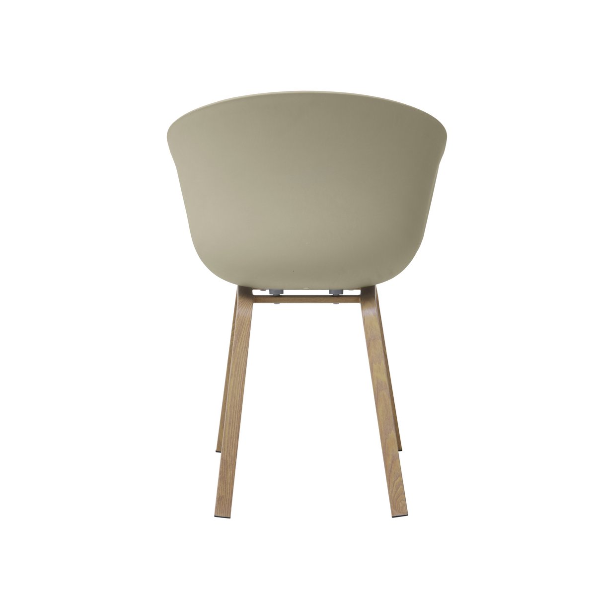 Ergonomische Eetkamerstoel Grijs Kunststof - Set van 2 - SalesFever - Casanovio