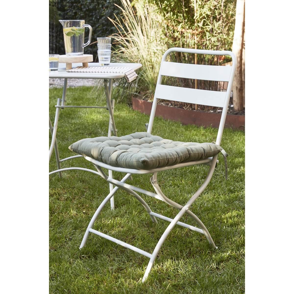 Evita bistroset metaal bruin - inklapbaar - set van 3