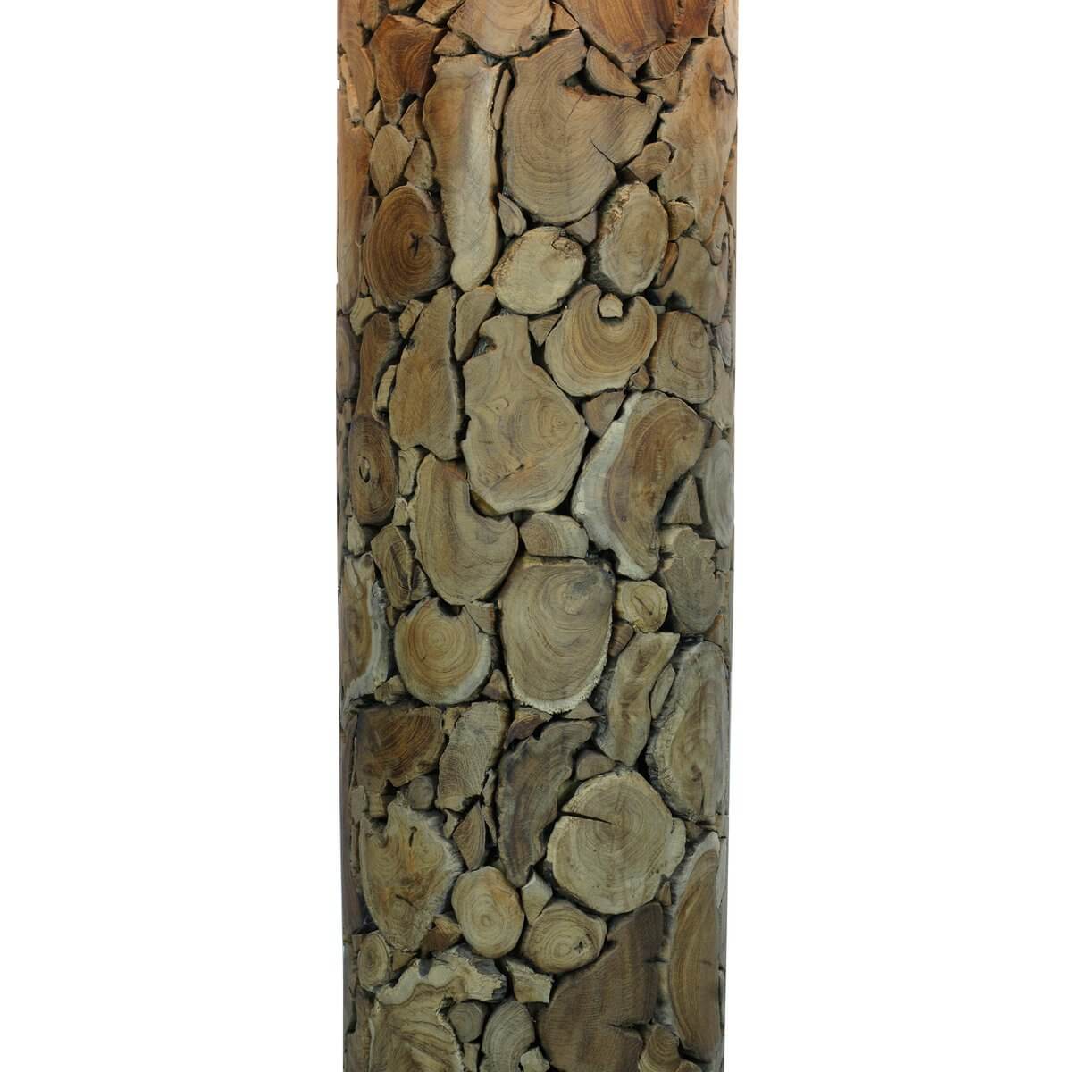 Floor lamp driftwood natural/white 170 cm - SalesFever