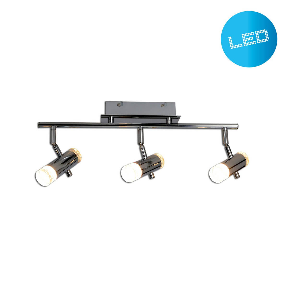 Garda LED Plafondlamp – Chroom – 46 cm
