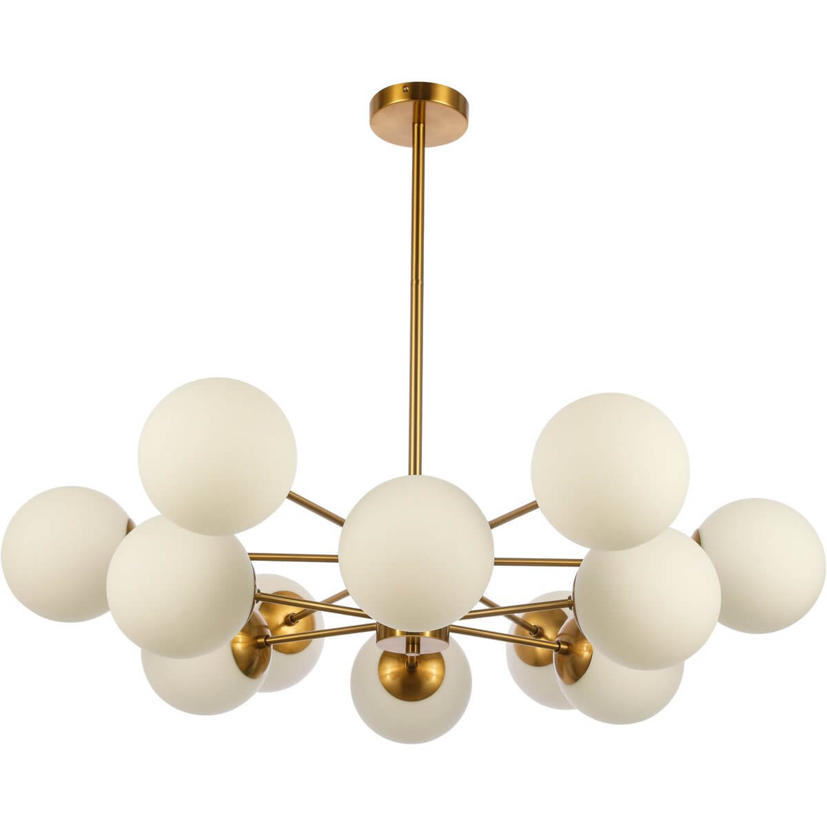 Hanging lamp Gina White Gold 12-Light - Luxury Living B.V.