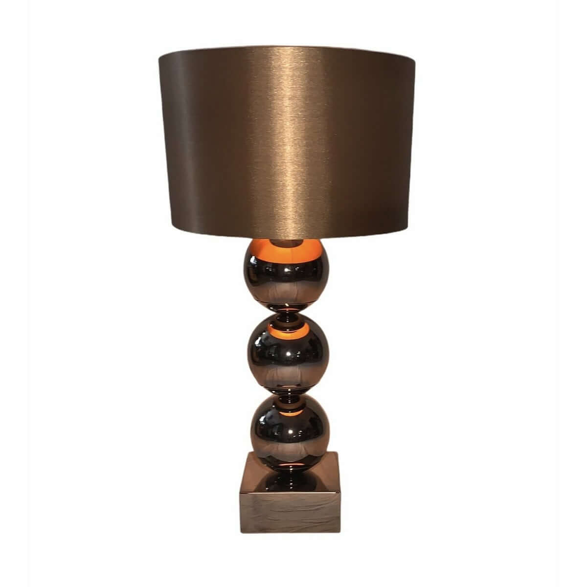 Globe lamp Block base Sepia - Luxury Living B.V.