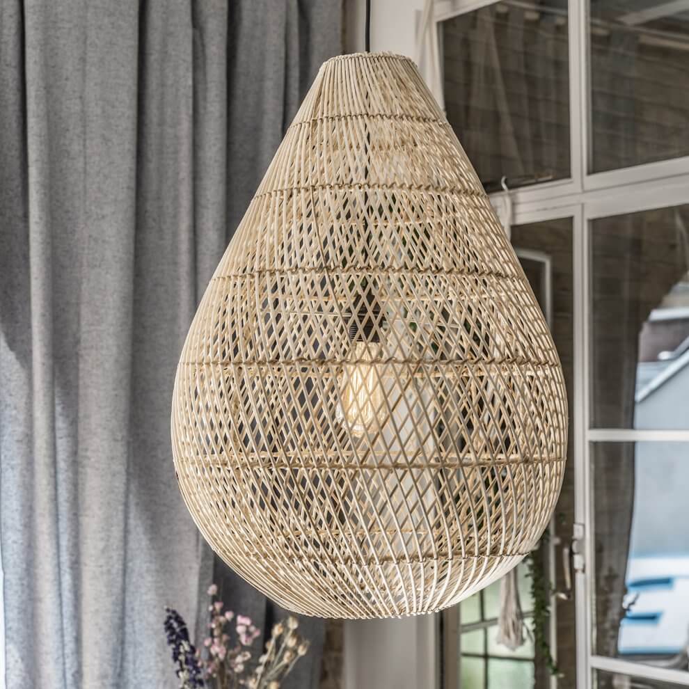 Maze hanging lamp drop natural - Raw Materials