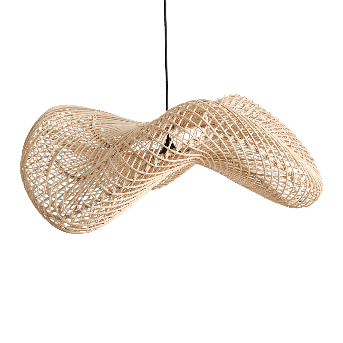 Wave hanging lamp natural large - Raw Materials