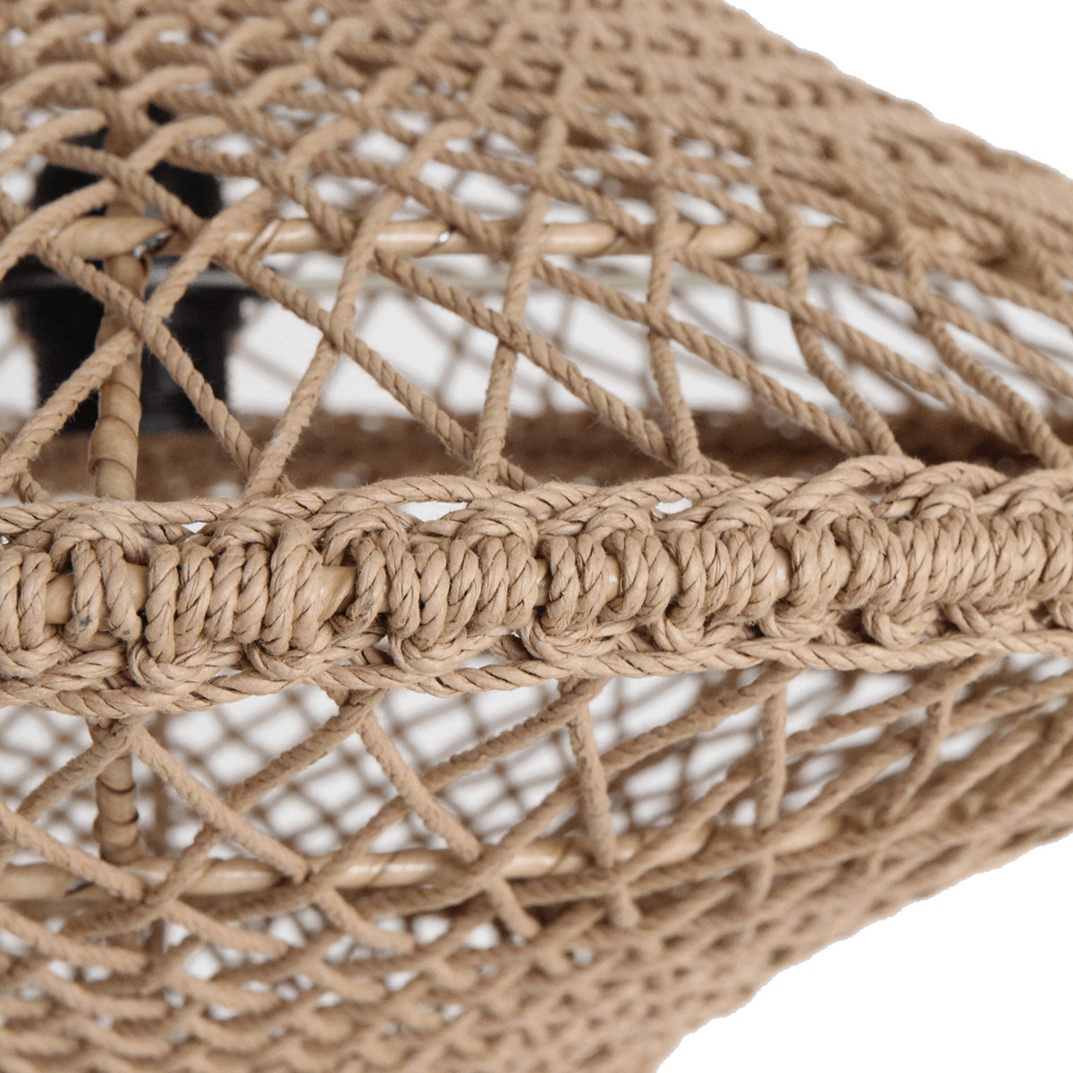 Corda hanging lamp Naturel Medium - Raw Materials