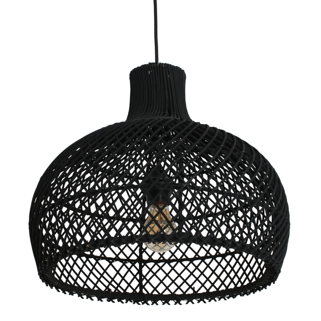 Maze hanging lamp black small - Raw Materials